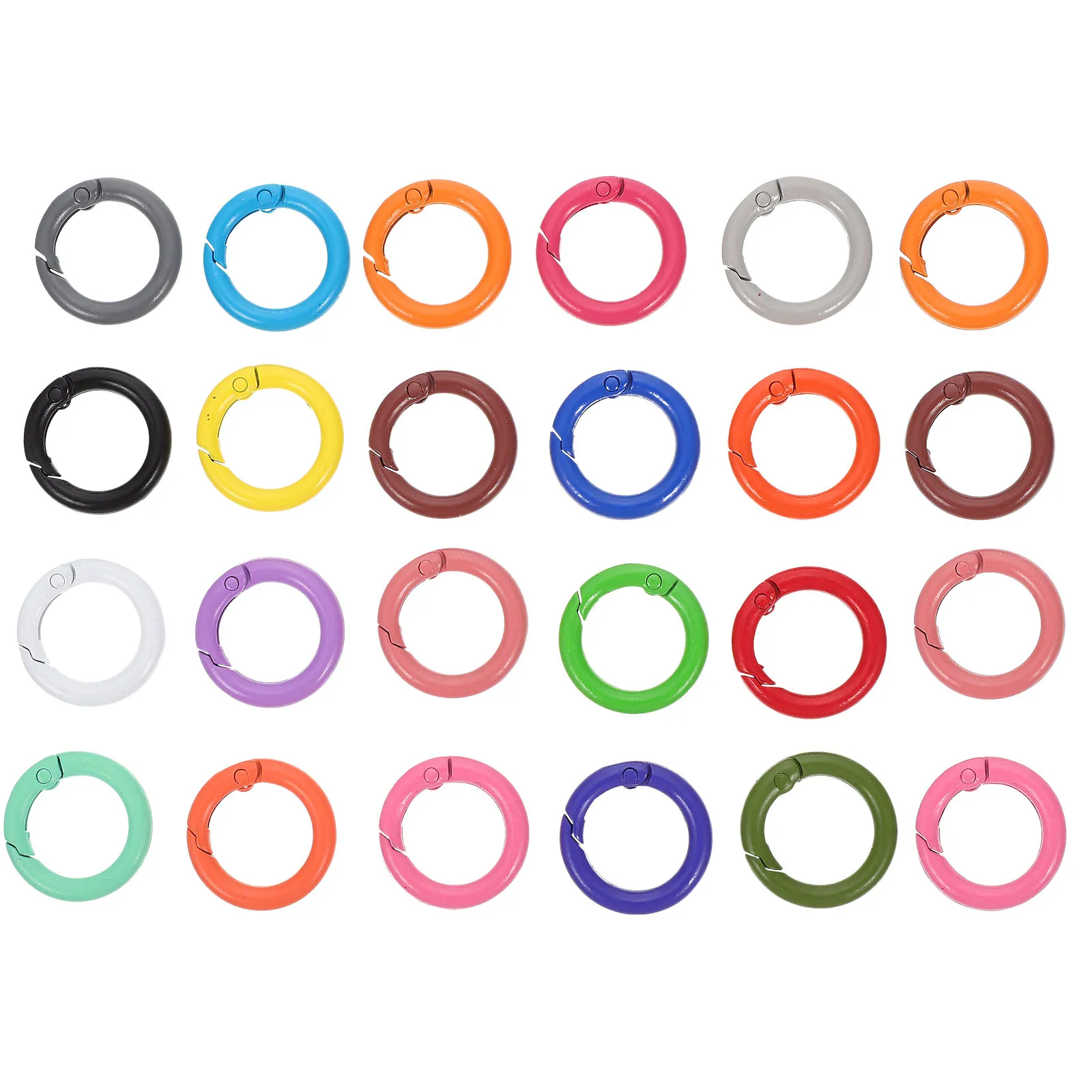 24pcs Metal Spring Buckles Lightweight Durable DIY Bag Chains Round Keychain Rings Hardware Accessories Sewing
24pcs Metal Spring Buckles Lightweight Durable DIY Bag Chains Round Keychain Rings Hardware Accessories Sewing