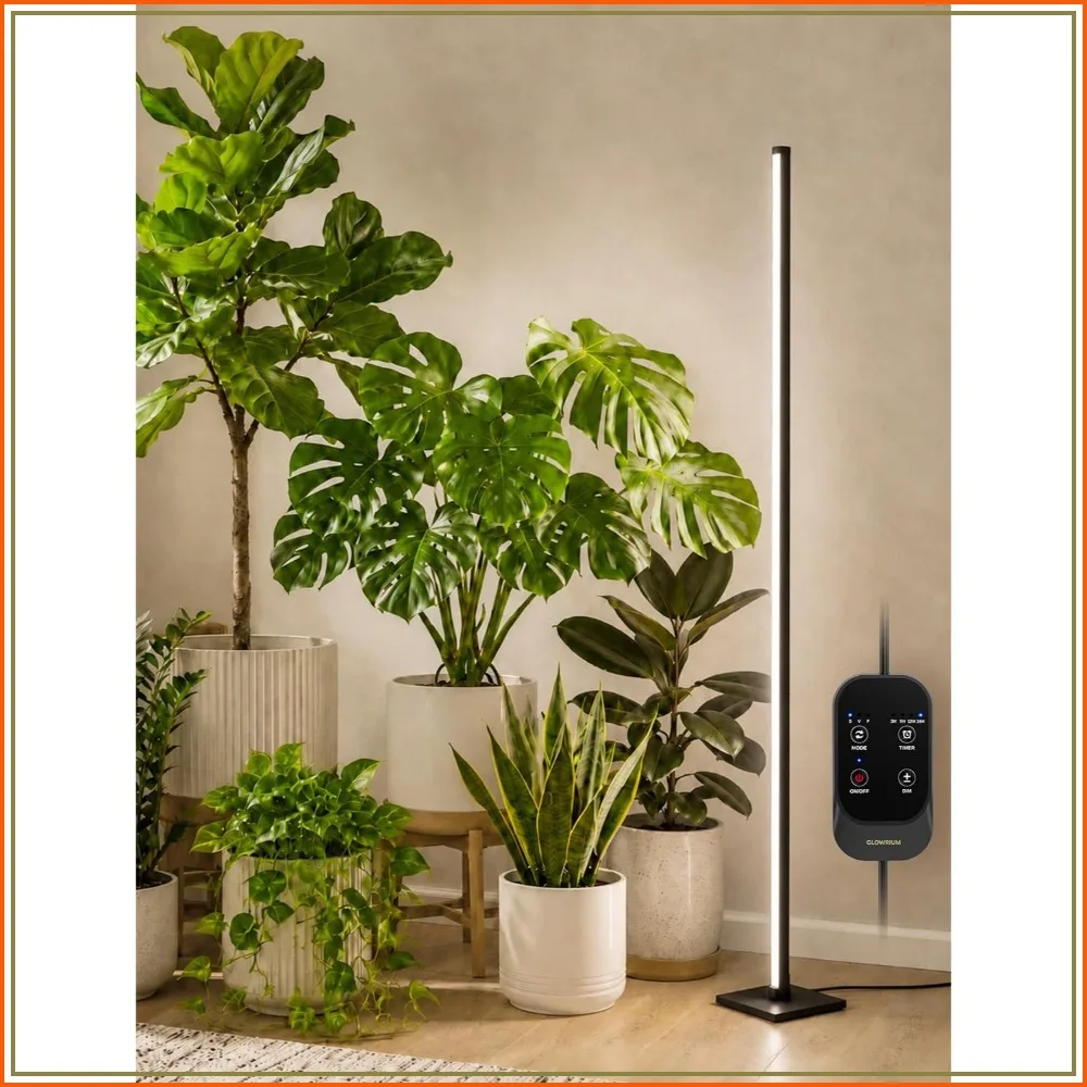 Vertical Grow Light for Indoor Plants, 36W Full Spectrum LED with Auto Timer, 3 Modes & 6-Level Dimmable, 60in
Vertical Grow Light for Indoor Plants, 36W Full Spectrum LED with Auto Timer, 3 Modes & 6-Level Dimmable, 60in