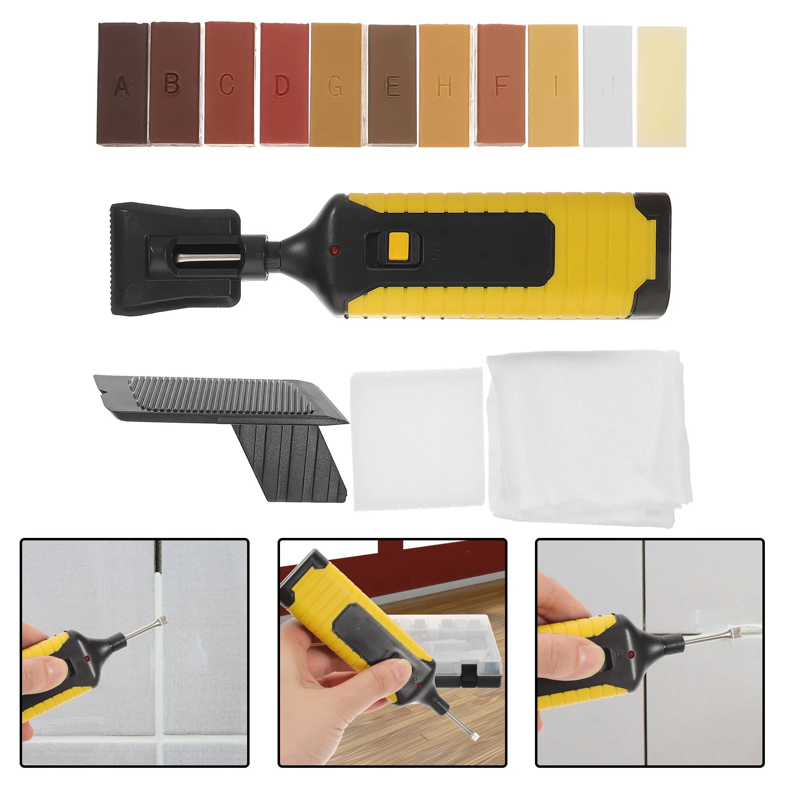 1Set Laminate Floor Repair Kit Wax-Based Scratch Remover for Wood Vinyl Hardwood Flooring Fast Heating ABS Material Color Match
1Set Laminate Floor Repair Kit Wax-Based Scratch Remover for Wood Vinyl Hardwood Flooring Fast Heating ABS Material Color Match