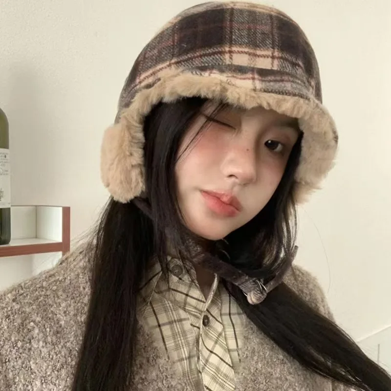 Plaid Beanies Cap For Men&Women Winter Thicken Warm Balaclava Caps Unisex Hooded Hat Outdoor Ski ColdProof Ear Protection Hats
Plaid Beanies Cap For Men&Women Winter Thicken Warm Balaclava Caps Unisex Hooded Hat Outdoor Ski ColdProof Ear Protection Hats