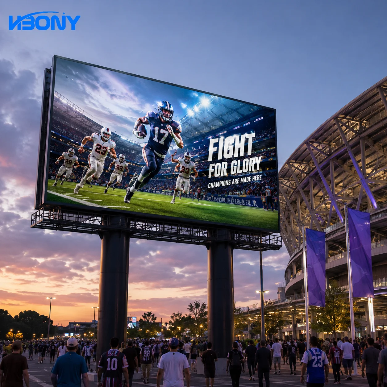 Durable IP65 Outdoor Fixed LED Screen P8 High Brightness Waterproof Advertising Billboard for Highway Digital Board Ad Display
Durable IP65 Outdoor Fixed LED Screen P8 High Brightness Waterproof Advertising Billboard for Highway Digital Board Ad Display
