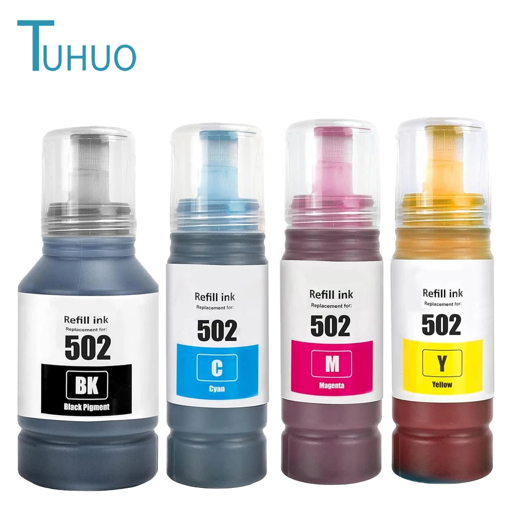 Совместимые бутылки для заправки чернил Epson 502 для принтера ET-3760 ET2760 ET2750 ET-4760 ET-2850 ET-15000 ST-4000 ST-2000 ET-3710
Совместимые бутылки для заправки чернил Epson 502 для принтера ET-3760 ET2760 ET2750 ET-4760 ET-2850 ET-15000 ST-4000 ST-2000 ET-3710