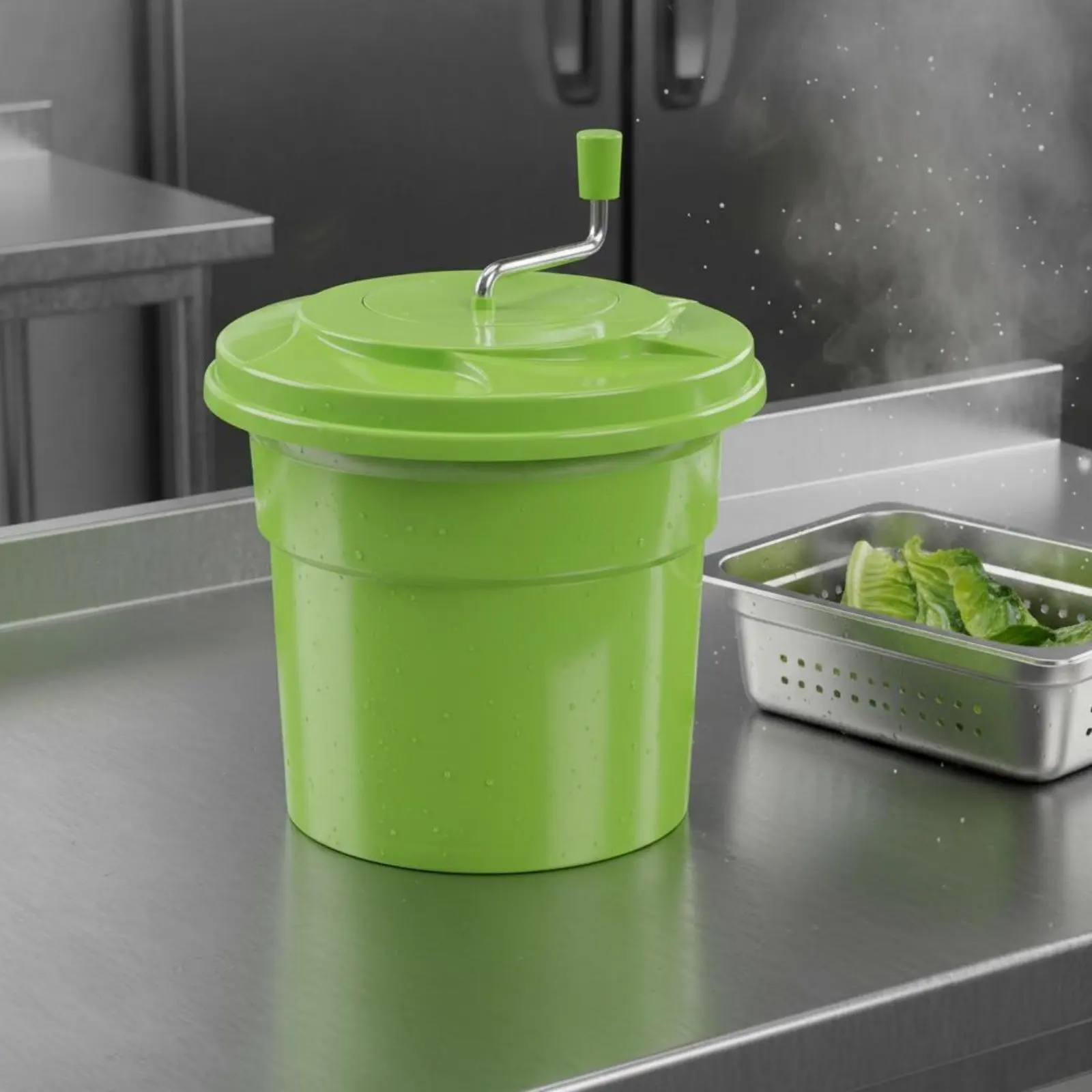 Manual Crank Salad Drainer Multi-Use Manual Vegetable Dryer Lettuce Dryer Easy to Clean Food Food Preparation Tool Water Outlet
Manual Crank Salad Drainer Multi-Use Manual Vegetable Dryer Lettuce Dryer Easy to Clean Food Food Preparation Tool Water Outlet
