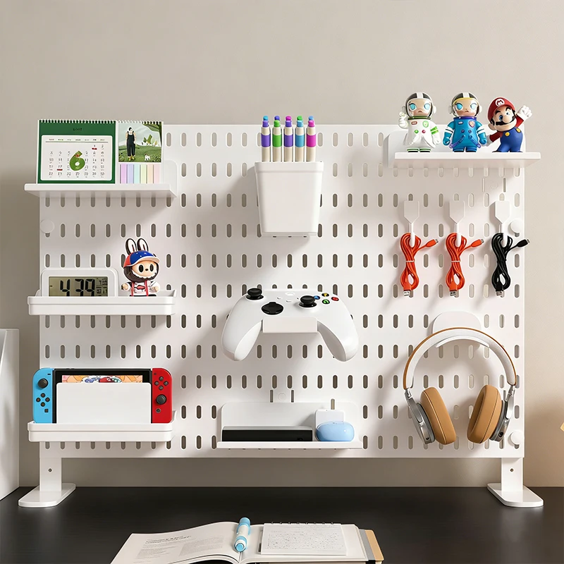 Настольный органайзер-перфорированная панель – настольная или крепящаяся к столу, для хранения канцелярских принадлежностей, документов и техники, также может использоваться как демонстрационная полка
Настольный органайзер-перфорированная панель – настольная или крепящаяся к столу, для хранения канцелярских принадлежностей, документов и техники, также может использоваться как демонстрационная полка