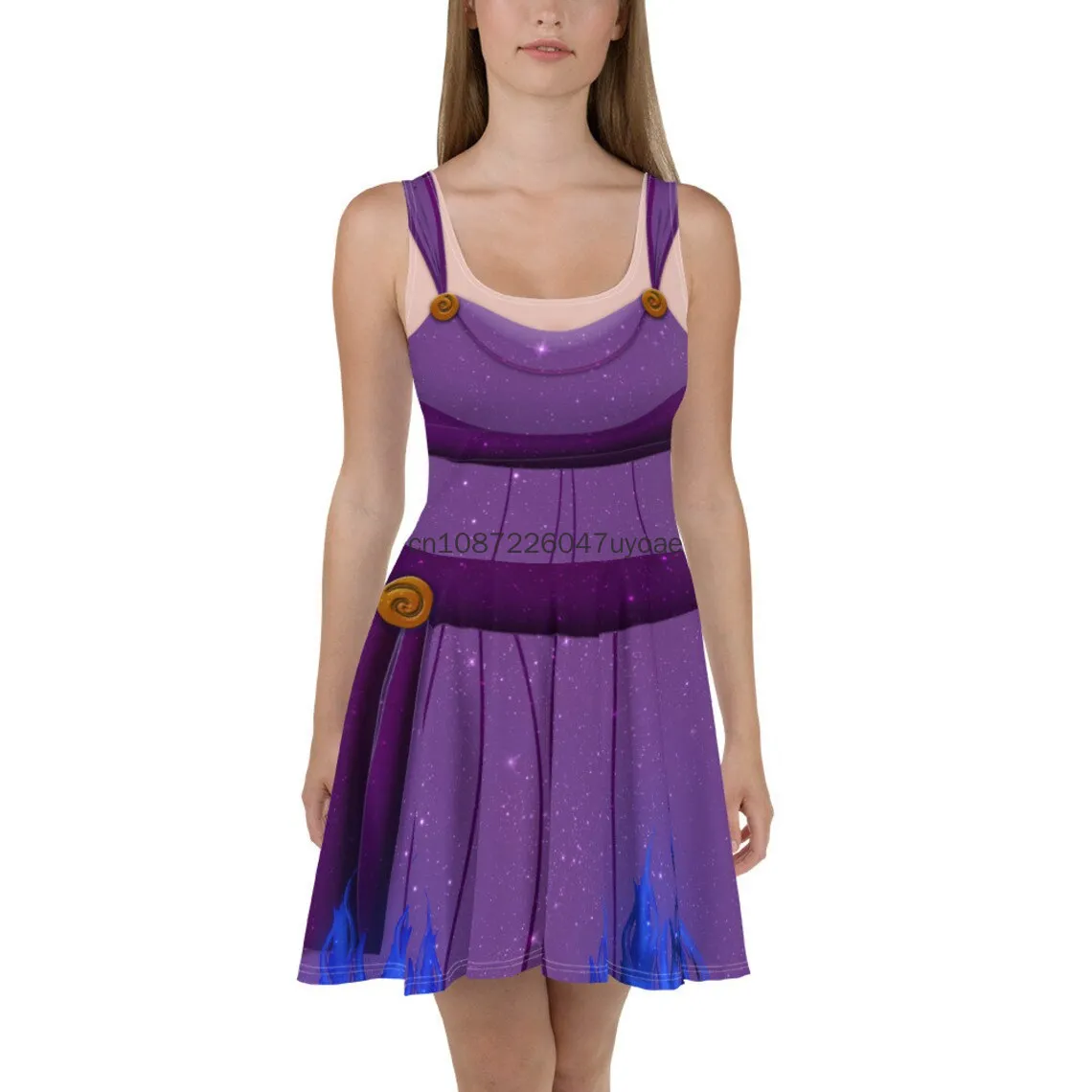 Платье Megara Skater Disney, элегантное женское платье с принтом, женское платье с круглым вырезом и короткими рукавами, новый дизайн
Платье Megara Skater Disney, элегантное женское платье с принтом, женское платье с круглым вырезом и короткими рукавами, новый дизайн