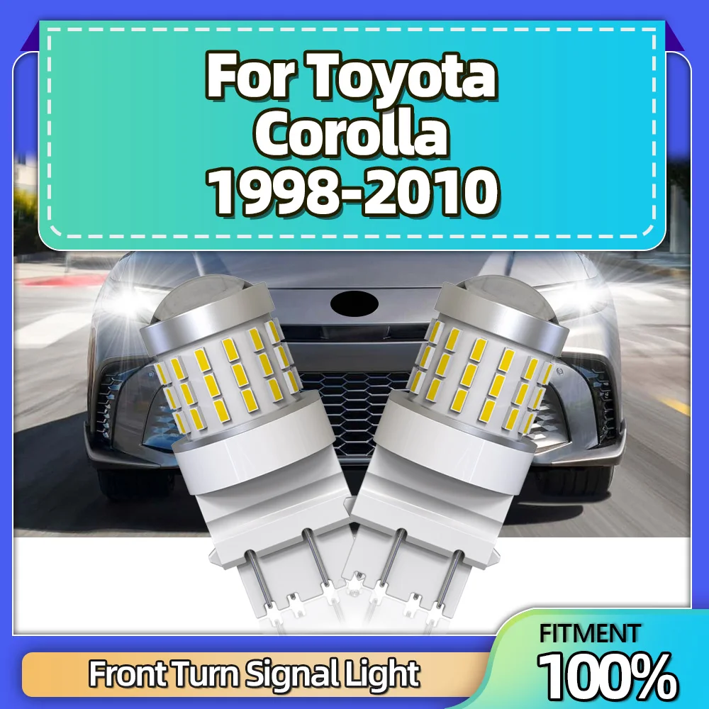 2Pcs Auto Car Lamps 3157 T25 LED Front Turn Signal Light 6W For Toyota Corolla 1998 1999 2000 2001 2002 2003 2004 2005 2006-2010
2Pcs Auto Car Lamps 3157 T25 LED Front Turn Signal Light 6W For Toyota Corolla 1998 1999 2000 2001 2002 2003 2004 2005 2006-2010
