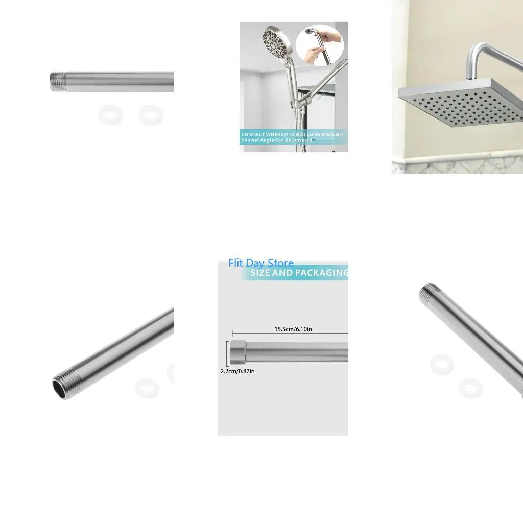 F92C Marine Grade Steel Shower Pipe Extension Acid Resistant Universal G1/2 Fitting
F92C Marine Grade Steel Shower Pipe Extension Acid Resistant Universal G1/2 Fitting
