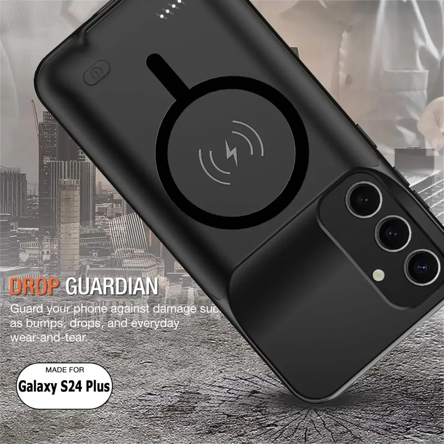 Тонкий внешний аккумулятор 10000 мАч для Samsung Galaxy S24 Plus S24, ультра портативный чехол для беспроводной зарядки S24, ультра чехол для зарядного устройства
Тонкий внешний аккумулятор 10000 мАч для Samsung Galaxy S24 Plus S24, ультра портативный чехол для беспроводной зарядки S24, ультра чехол для зарядного устройства