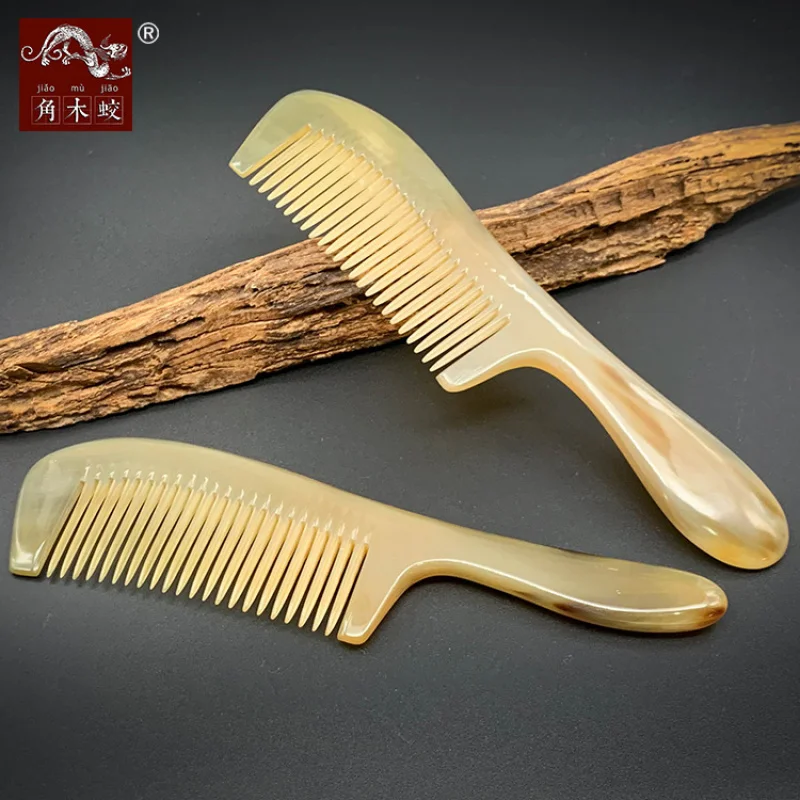 Hornwood Yak Horn Handle for Massage and Hair Care, Thickened Fine-Toothed Comb, Custom-Made Model
Hornwood Yak Horn Handle for Massage and Hair Care, Thickened Fine-Toothed Comb, Custom-Made Model