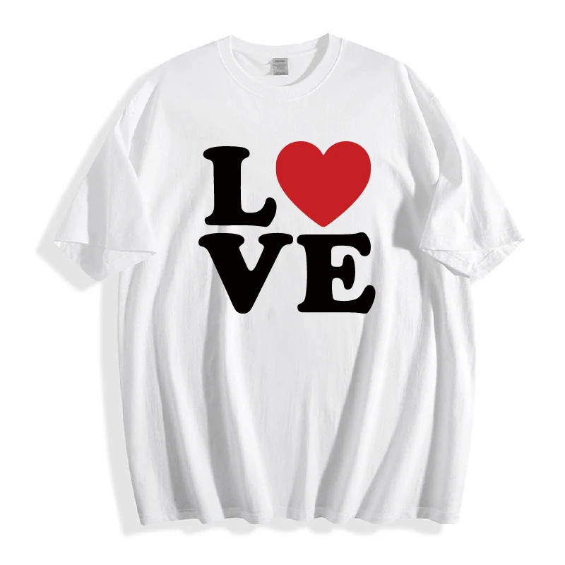 Zeyla Love Print T-Shirt Soft Cotton Unisex Tee Comfortable Breathable Valentine's Day Gift Couple Matching Casual Daily Wear
Zeyla Love Print T-Shirt Soft Cotton Unisex Tee Comfortable Breathable Valentine's Day Gift Couple Matching Casual Daily Wear