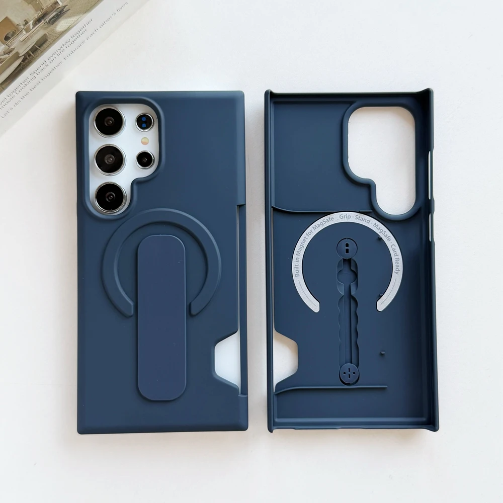 Чехол для телефона с выдвижным эластичным ремешком и слотом для карт для Samsung Galaxy S24 S25 S26 Ultra S25 Plus, гладкая поверхность, магнитная зарядка
Чехол для телефона с выдвижным эластичным ремешком и слотом для карт для Samsung Galaxy S24 S25 S26 Ultra S25 Plus, гладкая поверхность, магнитная зарядка