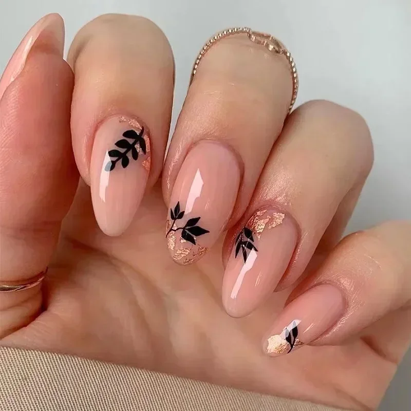 24Pcs/Box Leaves Fake Nails Press On With 24Pcs Glue Sticker Nail Tips French Artifical Nail False Nail Art
24Pcs/Box Leaves Fake Nails Press On With 24Pcs Glue Sticker Nail Tips French Artifical Nail False Nail Art