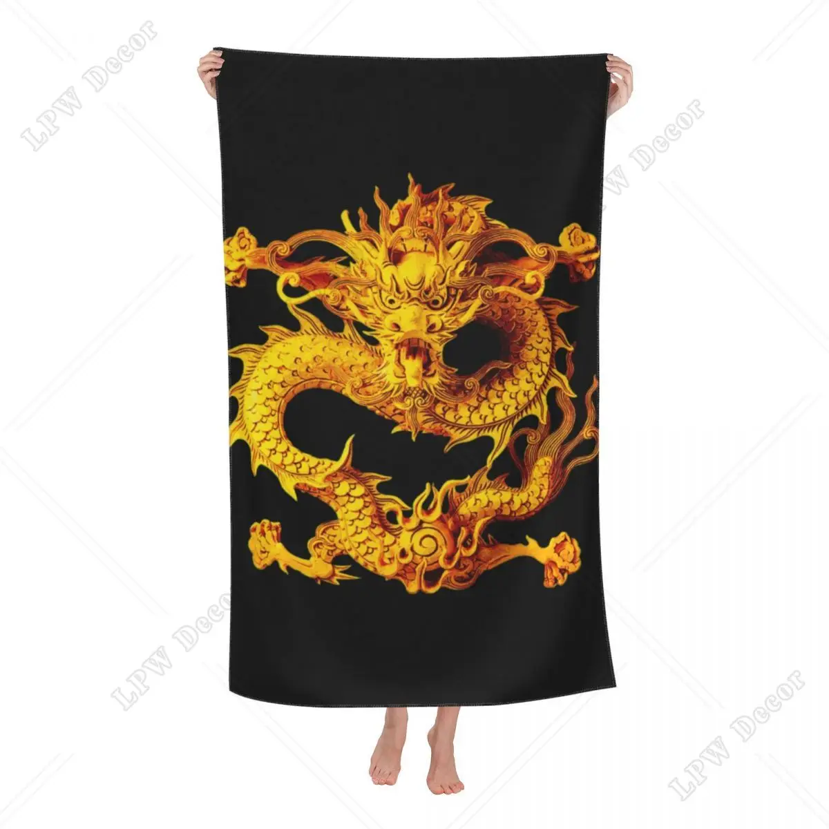 Chinese Golden Dragon Beach Towel Quick Drying Asian Oriental Style Soft Linen Microfiber Bathroom Sauna Towels
Chinese Golden Dragon Beach Towel Quick Drying Asian Oriental Style Soft Linen Microfiber Bathroom Sauna Towels