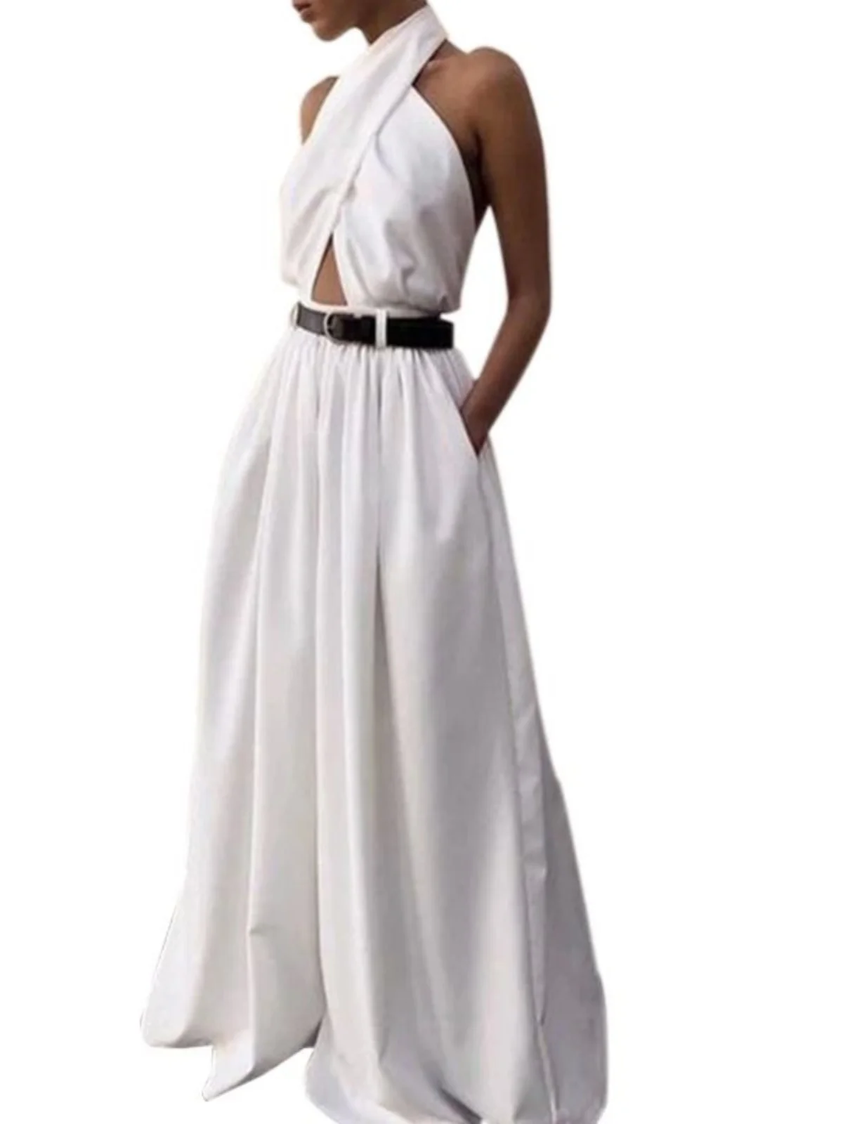 Svel Ne Hanging Ba Open Jumpsuit High Waist Straight Leg Long Pants Street Sle Summer Faion Women's One-Piece Suit
Svel Ne Hanging Ba Open Jumpsuit High Waist Straight Leg Long Pants Street Sle Summer Faion Women's One-Piece Suit