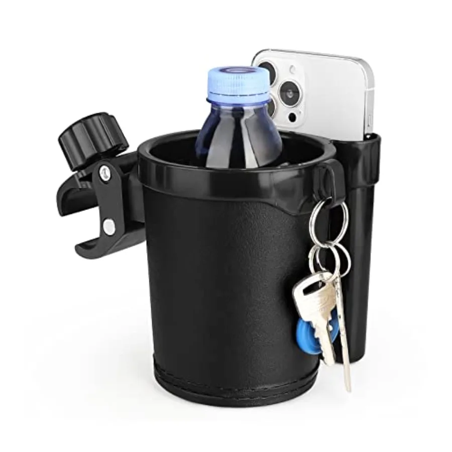 Stroller Cup Holder with Phone Keys Holder, 3-in-1 Universal Cup Holder for Stroller, Bike, Wheelchair, Walker, Scooter Durable
Stroller Cup Holder with Phone Keys Holder, 3-in-1 Universal Cup Holder for Stroller, Bike, Wheelchair, Walker, Scooter Durable