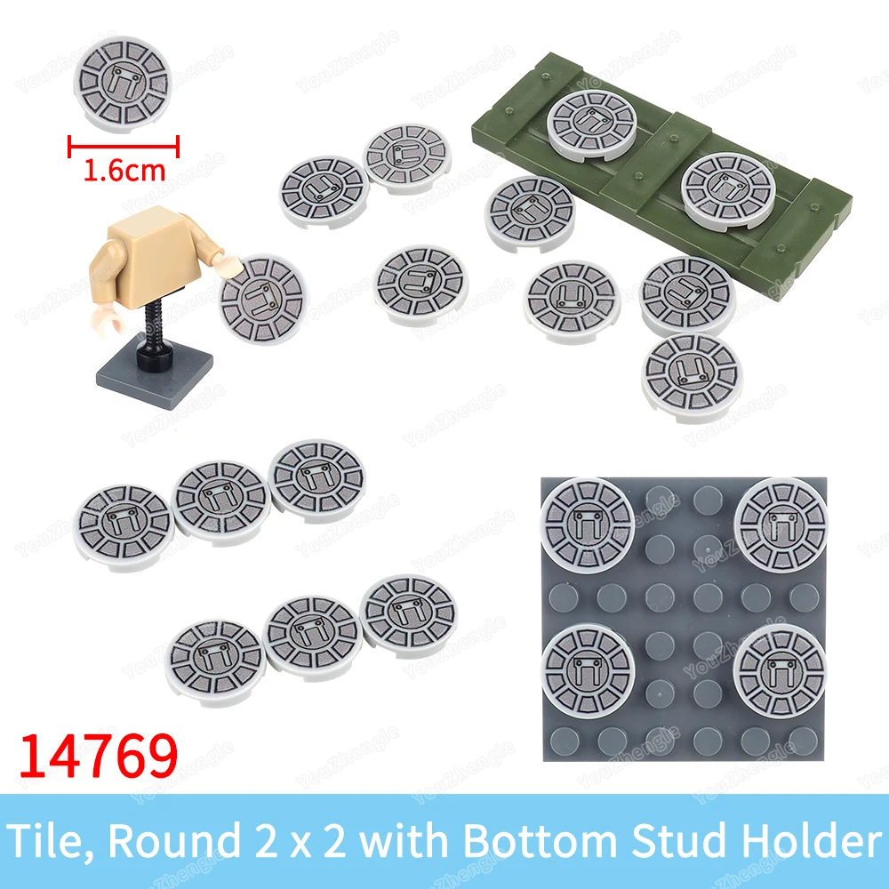 14769 Printed Radial Machinery Pattern Building Block 2x2 Parts Tiles MOC figures Machine Equipment Scene Model Boy Gift DIY Toy
14769 Printed Radial Machinery Pattern Building Block 2x2 Parts Tiles MOC figures Machine Equipment Scene Model Boy Gift DIY Toy