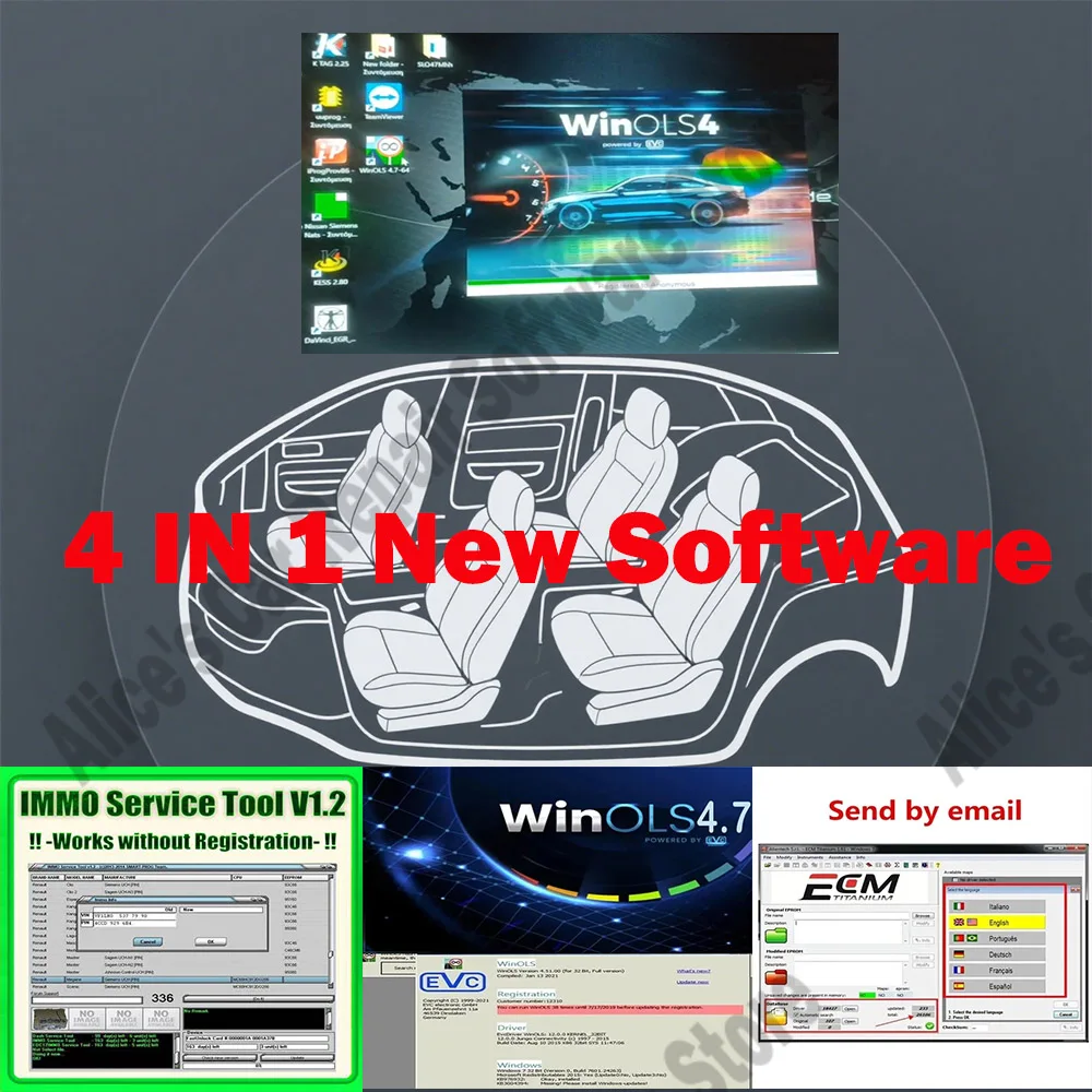 Winols 4.7 obd2 scanner Software Full Activated Keygen + 2021 Damos Windows 7/10 System +ECM TITANIUM 1.61 + IMMO SERVICE Tool
Winols 4.7 obd2 scanner Software Full Activated Keygen + 2021 Damos Windows 7/10 System +ECM TITANIUM 1.61 + IMMO SERVICE Tool