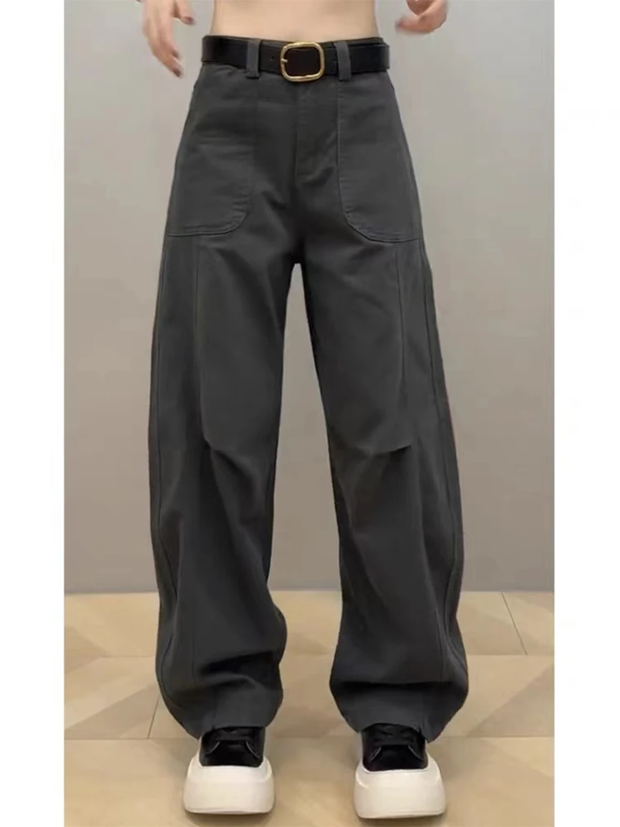 plus Size American Workwear Jeans Women High Waist Loose Straight Leg Wide Leg Knife Pants Spring Summer Slimming Effect
plus Size American Workwear Jeans Women High Waist Loose Straight Leg Wide Leg Knife Pants Spring Summer Slimming Effect