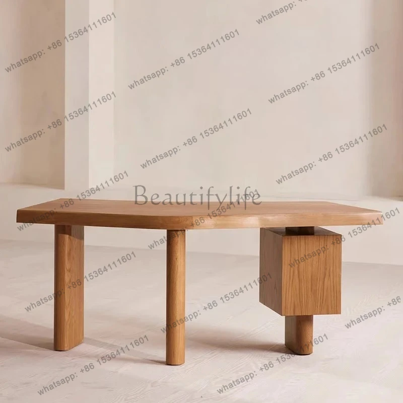 Retro desk Home computer French study medieval desk Writing desk Designer table
Retro desk Home computer French study medieval desk Writing desk Designer table