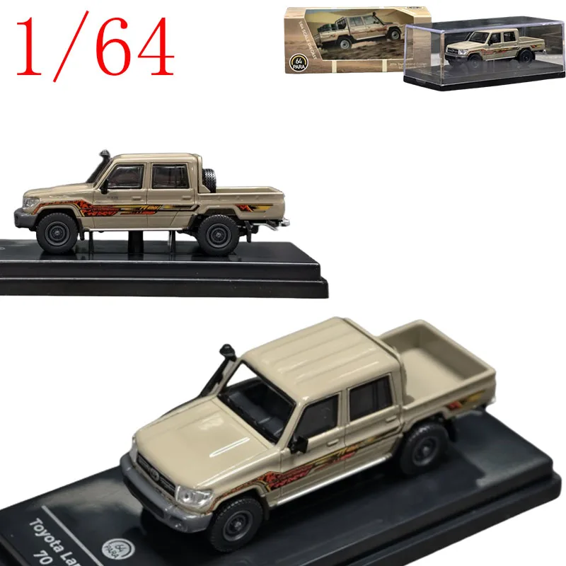 PARA Diecast 1/64 Scale Toyota Land Cruiser 70 Series LC79 (2014) Double Cab Pickup Alloy Car Model Toys for Boys Gift
PARA Diecast 1/64 Scale Toyota Land Cruiser 70 Series LC79 (2014) Double Cab Pickup Alloy Car Model Toys for Boys Gift
