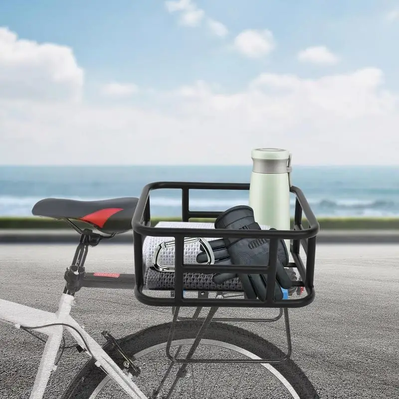 Rear Seat Basket Large Capacity Rear Basket For Electric Bike 45.6x32x15cm Metal Cycling Pannier Holder Heavy Duty Cycle Cargo
Rear Seat Basket Large Capacity Rear Basket For Electric Bike 45.6x32x15cm Metal Cycling Pannier Holder Heavy Duty Cycle Cargo
