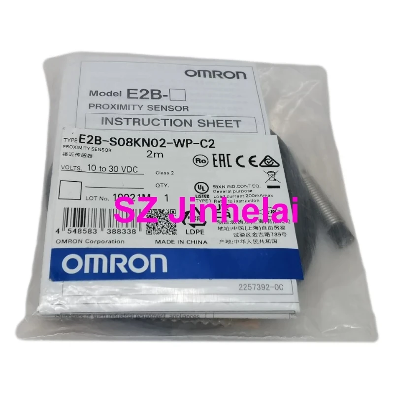 Authentic Original OMRON 2M Proximity Switch Sensor E2B-S08KS01 S08LS01 S08KN02 S08KN04 S08LN04-WP-B1 B2 C1 C2
Authentic Original OMRON 2M Proximity Switch Sensor E2B-S08KS01 S08LS01 S08KN02 S08KN04 S08LN04-WP-B1 B2 C1 C2