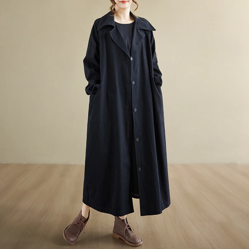 Длинное пальто выше колена, верхняя одежда, высококачественное женское пальто больших размеров, однотонное, для повседневной носки, весна 2026, стандартный крой, тонкое
Длинное пальто выше колена, верхняя одежда, высококачественное женское пальто больших размеров, однотонное, для повседневной носки, весна 2026, стандартный крой, тонкое