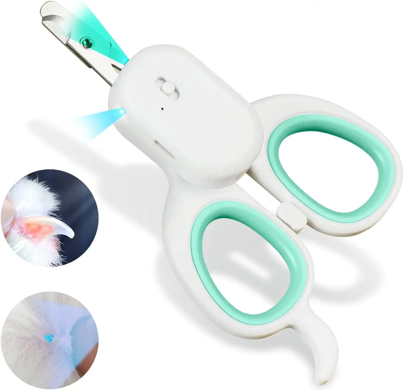 Pet Nail Clipper with LED & UV Light, Cat Claw Trimmer with Bright Light for Bloodline Visibility, Sharp Blade Grooming Tool for Dog Cat Rabbit Small Animals
Pet Nail Clipper with LED & UV Light, Cat Claw Trimmer with Bright Light for Bloodline Visibility, Sharp Blade Grooming Tool for Dog Cat Rabbit Small Animals
