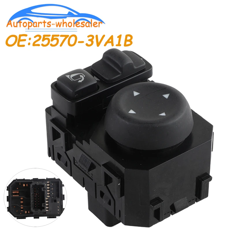 Car Rearview Mirror Adjust Control Switch 25570-3VA1B 255703VA1B For Nissan Qashqai X-Trail Sylphy TIIDA TEANA LIVINA 2013-2017
Car Rearview Mirror Adjust Control Switch 25570-3VA1B 255703VA1B For Nissan Qashqai X-Trail Sylphy TIIDA TEANA LIVINA 2013-2017