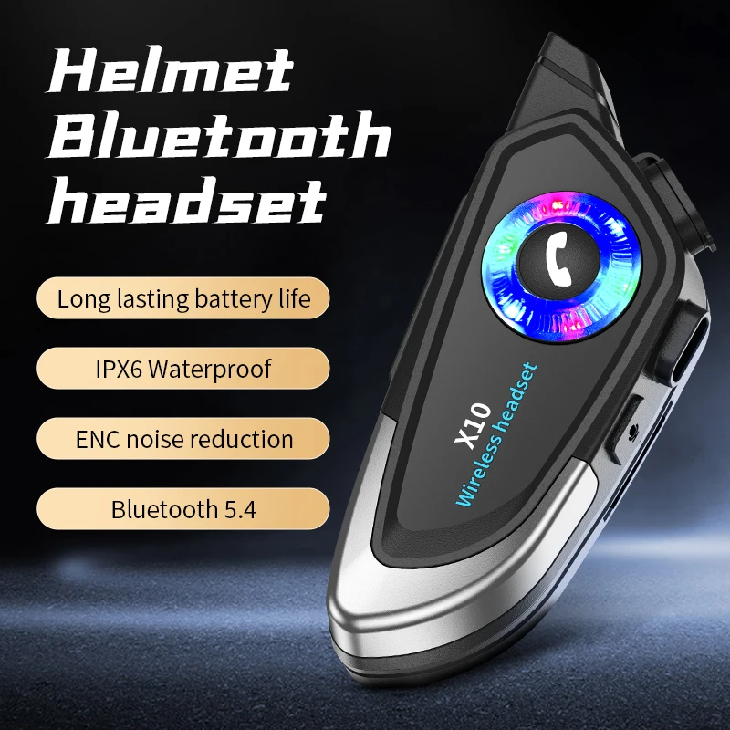 X10 Motorcycle Bluetooth Helmet Headset BT5.4 Wireless Handsfree Call Music Player Headphone Noise Reduction Moto Earphone
X10 Motorcycle Bluetooth Helmet Headset BT5.4 Wireless Handsfree Call Music Player Headphone Noise Reduction Moto Earphone