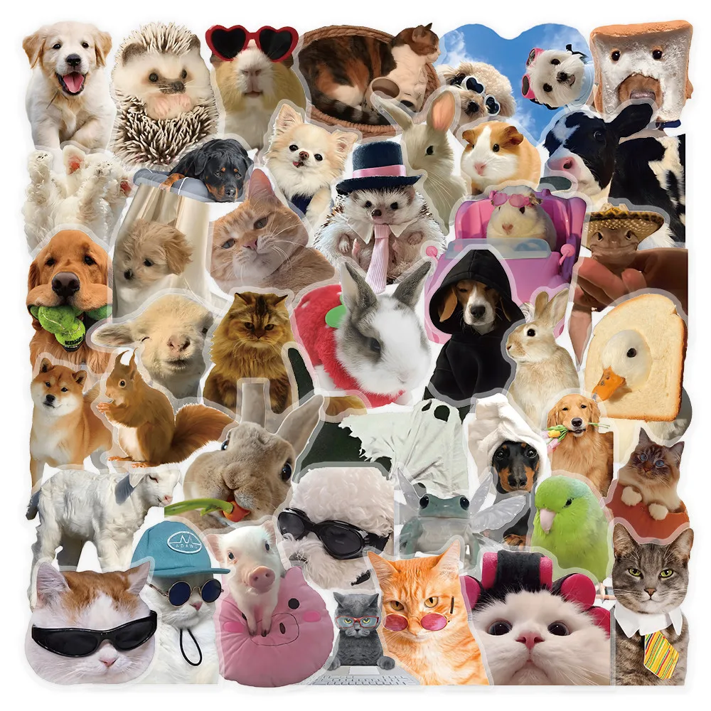 52 Pcs Pet Themed Stickers - Cute Animal Decals for Notebook, Luggage & DIY Decoration Golden Memory Stickers Store
52 Pcs Pet Themed Stickers - Cute Animal Decals for Notebook, Luggage & DIY Decoration Golden Memory Stickers Store