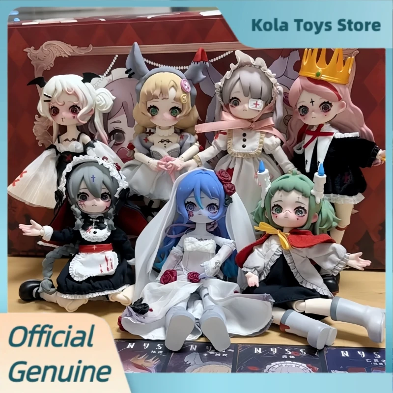 Подлинная серия Nyssa Bizarre Nightmare Bjd Blind Box 12-точечная подвижная модель Bjd Dolls Nyssa Mystery Box Collect Toys Gift 
Подлинная серия Nyssa Bizarre Nightmare Bjd Blind Box 12-точечная подвижная модель Bjd Dolls Nyssa Mystery Box Collect Toys Gift