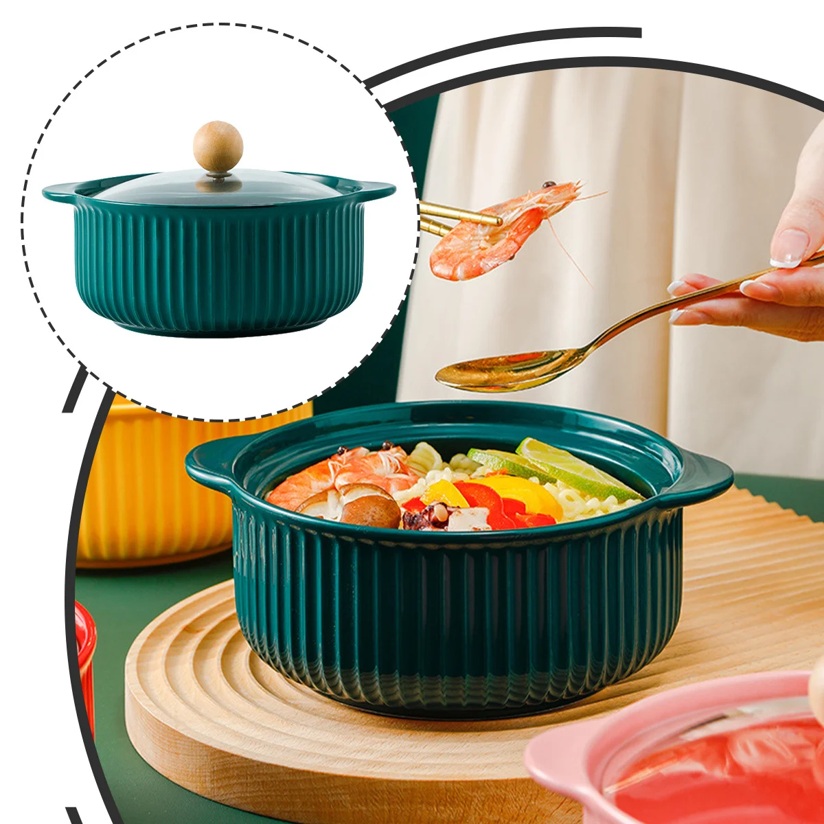 Noodle Large Soup Bowl Serving Bowls Elegant Ramen Noodles Microwavable for with Handles Japanese
Noodle Large Soup Bowl Serving Bowls Elegant Ramen Noodles Microwavable for with Handles Japanese