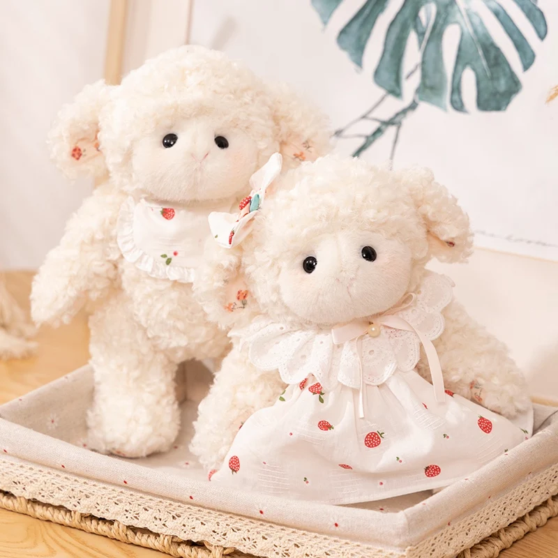 Lovely Cartoon Princess Sheep Plush Doll Kawaii Fluffy Sheep Doll Wearing Bib Dresses Sweet Birthday For Family Friends
Lovely Cartoon Princess Sheep Plush Doll Kawaii Fluffy Sheep Doll Wearing Bib Dresses Sweet Birthday For Family Friends