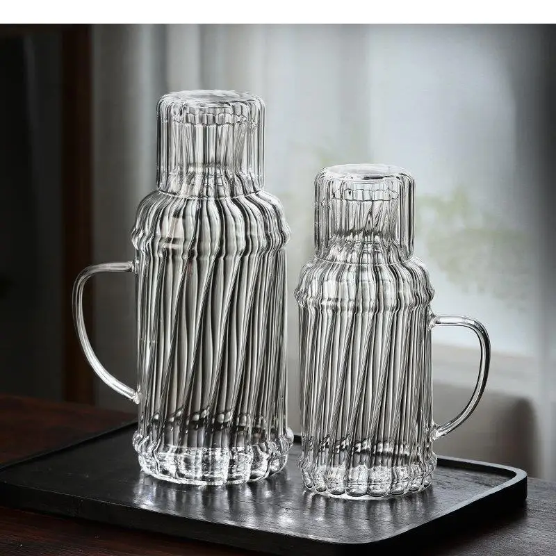 Glass Kettle Handheld Type Juice Tea Coffee Pot Simple Home Desk with Lids Cold Water Bottles Kettles Kitchen Accessories
Glass Kettle Handheld Type Juice Tea Coffee Pot Simple Home Desk with Lids Cold Water Bottles Kettles Kitchen Accessories