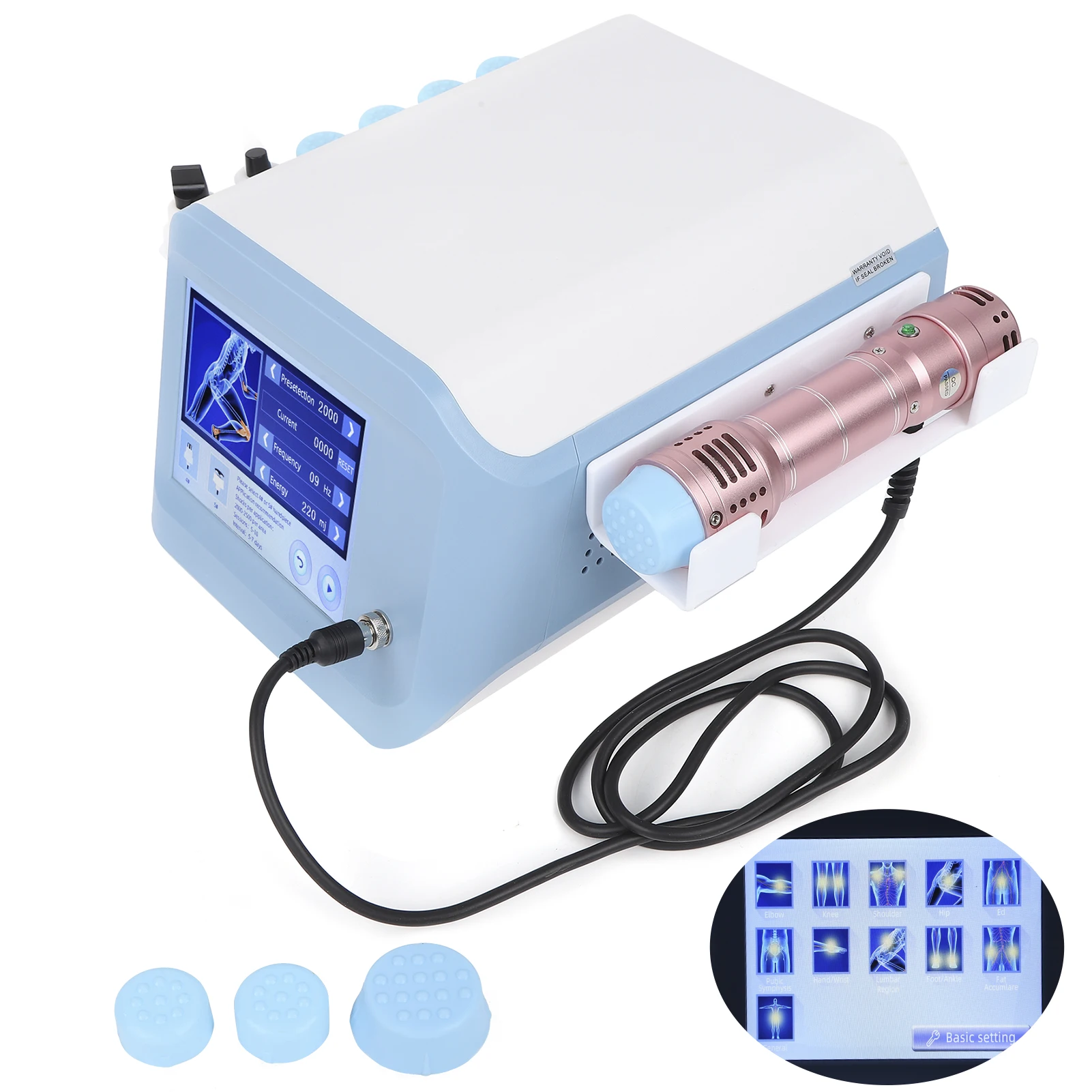 ED Therapy Instrument Shockwave Therapy Machine ED Treatment Muscle Massage Physiotherapy Instrument Shockwave Treatment Machine
ED Therapy Instrument Shockwave Therapy Machine ED Treatment Muscle Massage Physiotherapy Instrument Shockwave Treatment Machine