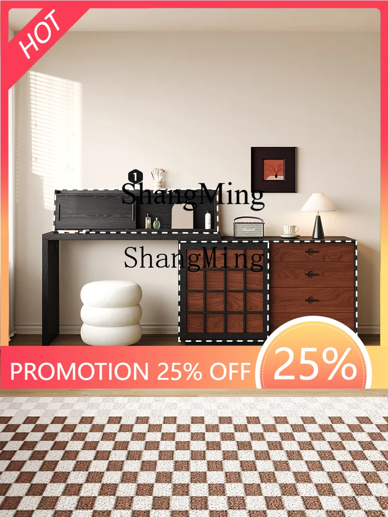 CL Table and Chest of Drawers Integrated Modern Simple Small Apartment Bedroom Extendable Storage Makeup Table
CL Table and Chest of Drawers Integrated Modern Simple Small Apartment Bedroom Extendable Storage Makeup Table