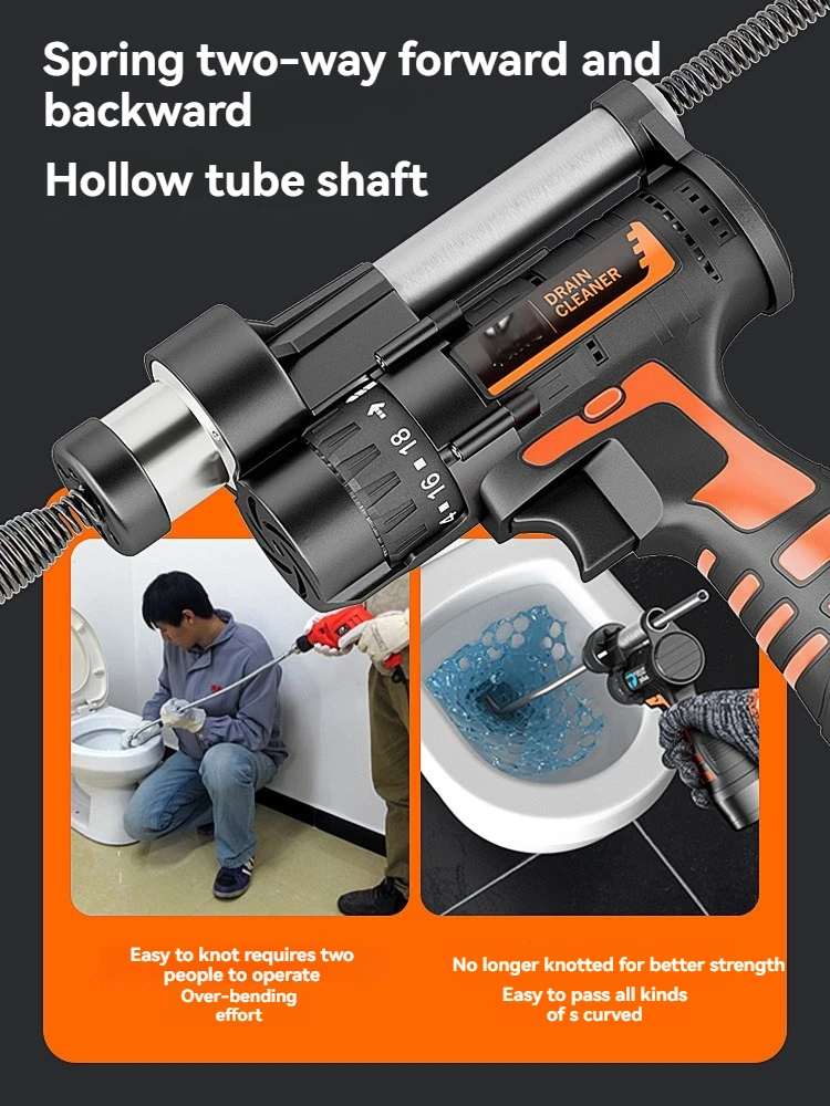 Sewer Dredger Automatic Electric Non-artifact Floor Drain Toilet Kitchen Toilet Pipe Special Plugging Tool
Sewer Dredger Automatic Electric Non-artifact Floor Drain Toilet Kitchen Toilet Pipe Special Plugging Tool