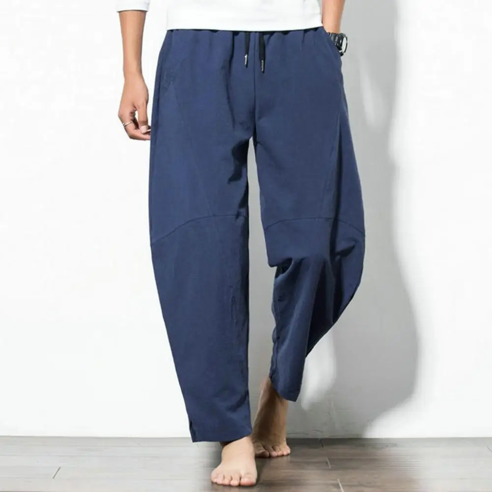 Men Pants Solid Color Loose Skin-friendly Men Straight-Legs Linen Pants for Home Male Summer Casual Cotton Linen Pants trousers
Men Pants Solid Color Loose Skin-friendly Men Straight-Legs Linen Pants for Home Male Summer Casual Cotton Linen Pants trousers
