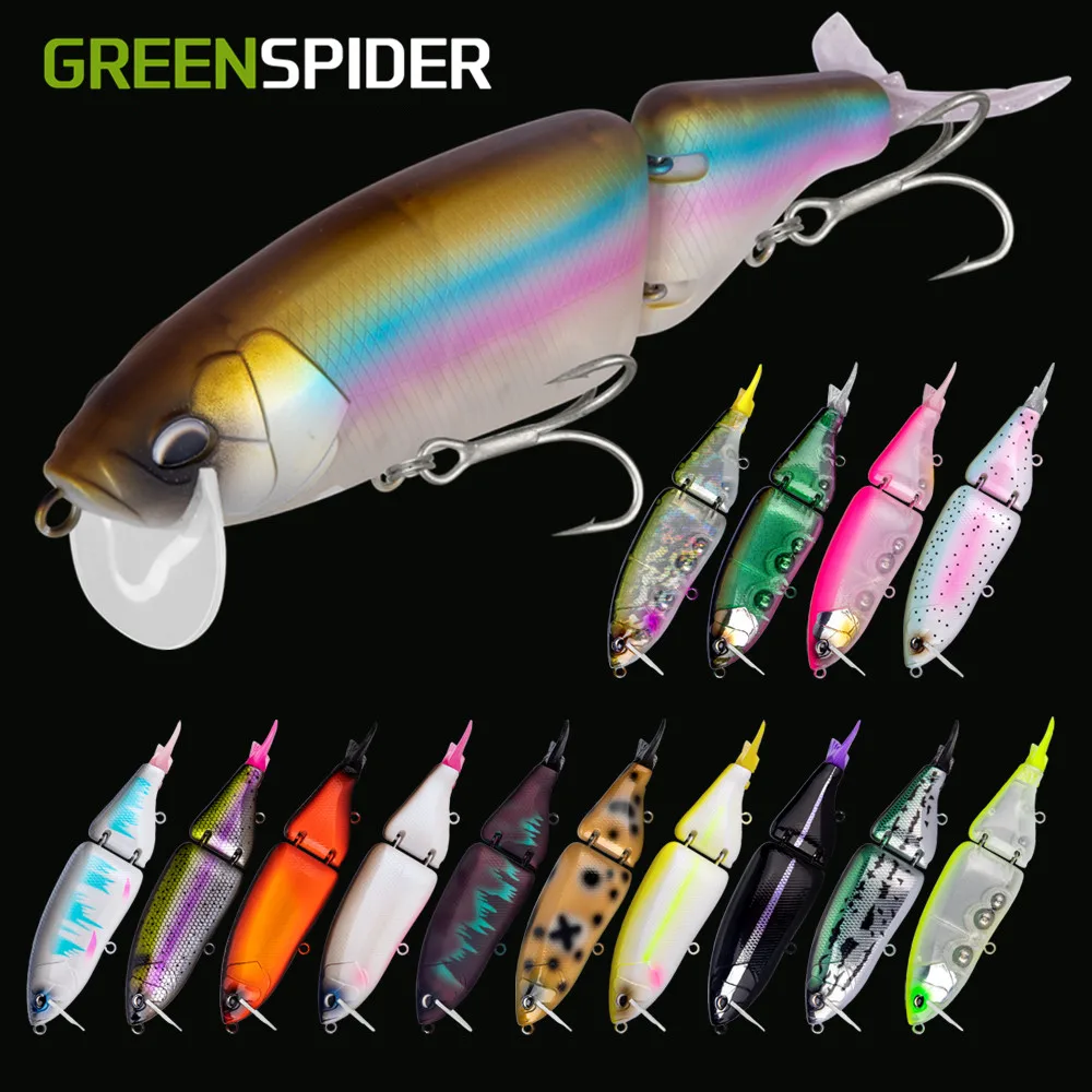 GREENSPIDER 2022 163mm 80g Jointed Fishing Lure for Predator Wobbler Minnow Pike Swimbait Big Fishing Lure Artificial Hard Bait
GREENSPIDER 2022 163mm 80g Jointed Fishing Lure for Predator Wobbler Minnow Pike Swimbait Big Fishing Lure Artificial Hard Bait