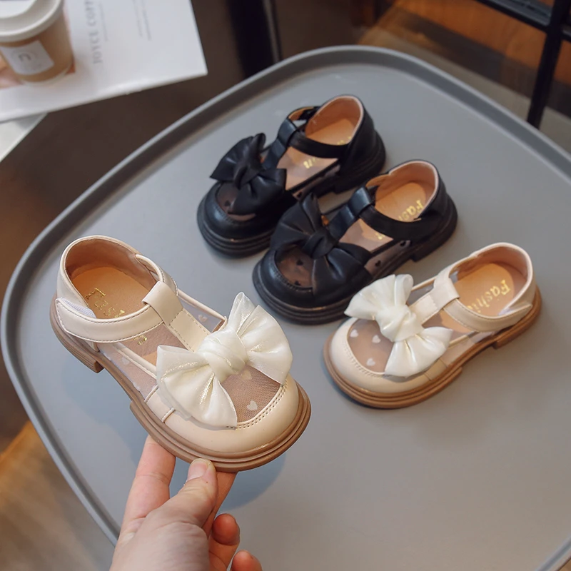 Girls Princess Shoes Big Bows T-strap Kids Leather Shoes Mesh Breathable 2025 Summer New Girls Sandals Round Toes Sweet Ins
Girls Princess Shoes Big Bows T-strap Kids Leather Shoes Mesh Breathable 2025 Summer New Girls Sandals Round Toes Sweet Ins
