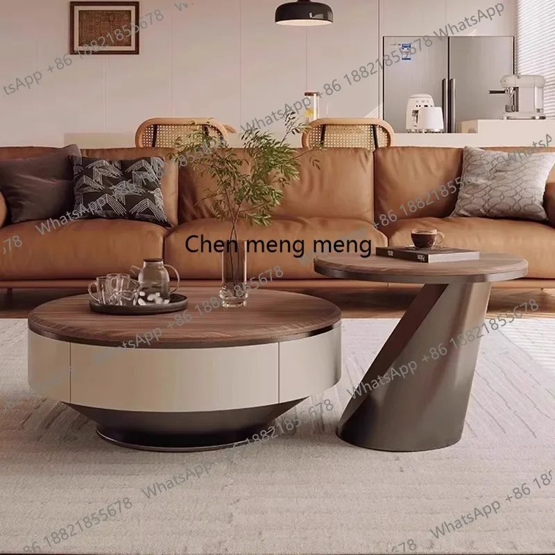 Комплект журнальных столиков CC182: легкий люкс, простота и современность, круглые, для гостиной, малогабаритных квартир, под старину, цвет орех
Комплект журнальных столиков CC182: легкий люкс, простота и современность, круглые, для гостиной, малогабаритных квартир, под старину, цвет орех