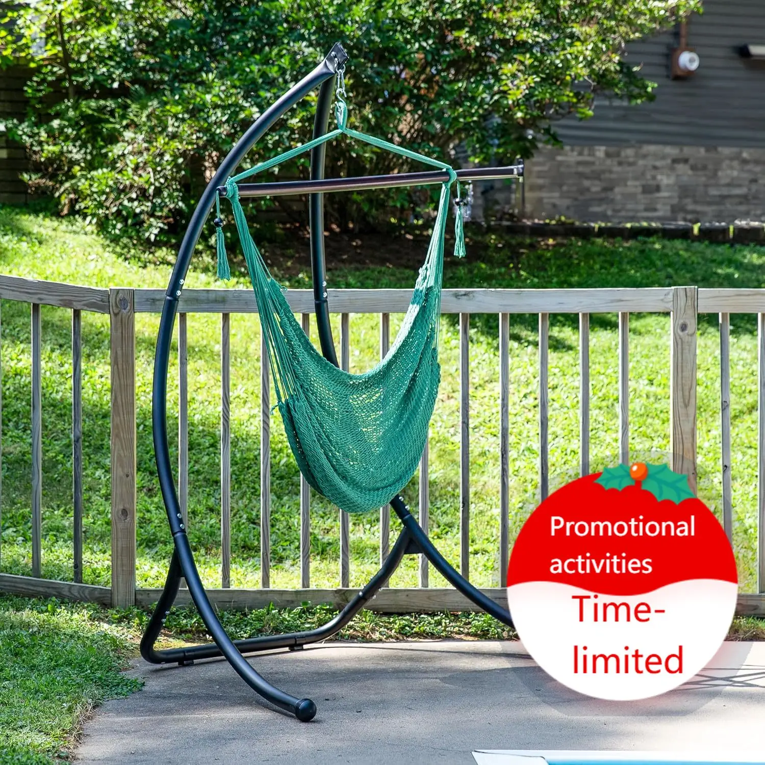 Sunnydaze Outdoor Hammock Chair Swing Hanging Hammock Swing Hanging Reading Chair SoftSpun Polyester Rope Caribbean XL
Sunnydaze Outdoor Hammock Chair Swing Hanging Hammock Swing Hanging Reading Chair SoftSpun Polyester Rope Caribbean XL