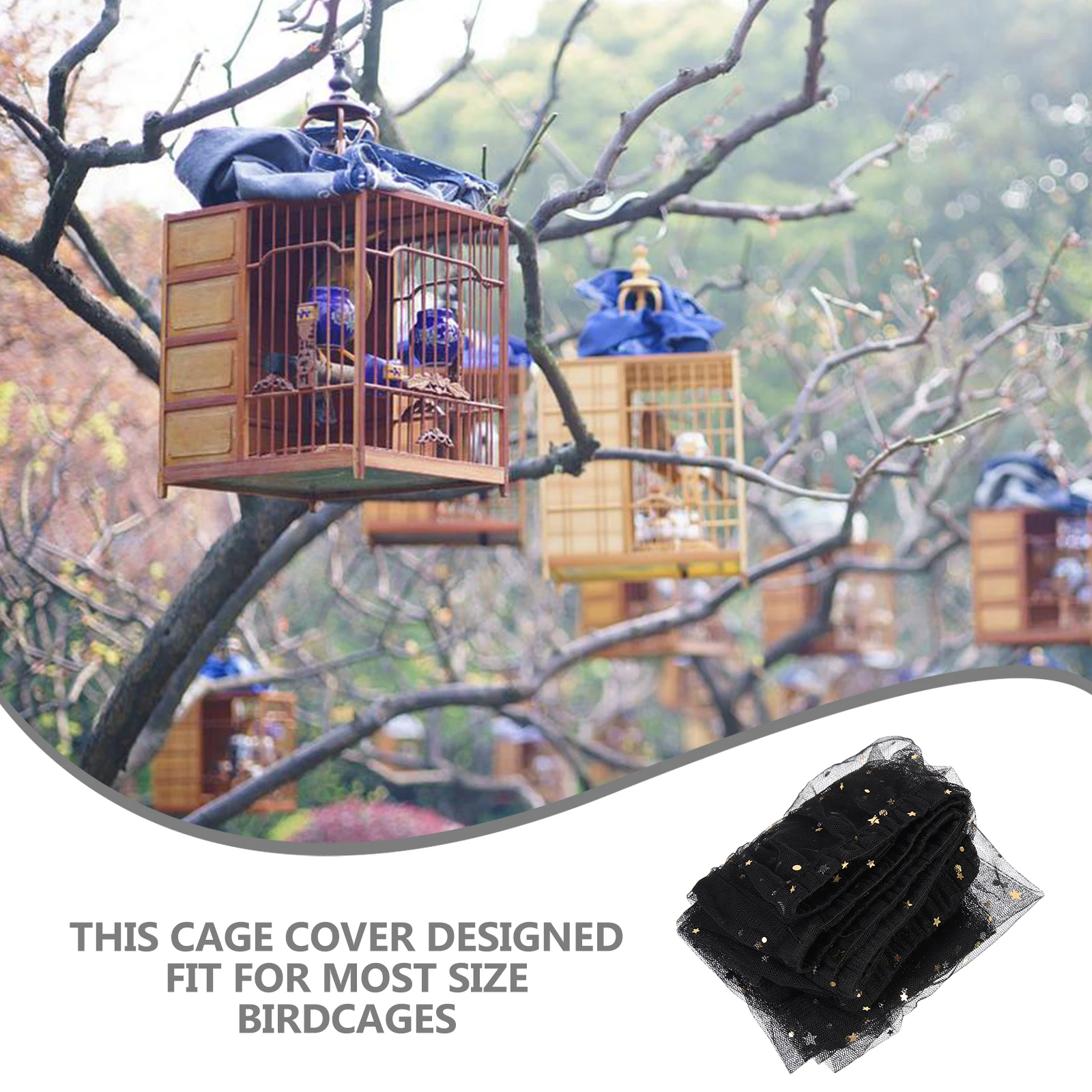 Birdcage Protective Cover Small Nets for Breathable Adjustable Large Protector Mesh Netting Dust
Birdcage Protective Cover Small Nets for Breathable Adjustable Large Protector Mesh Netting Dust