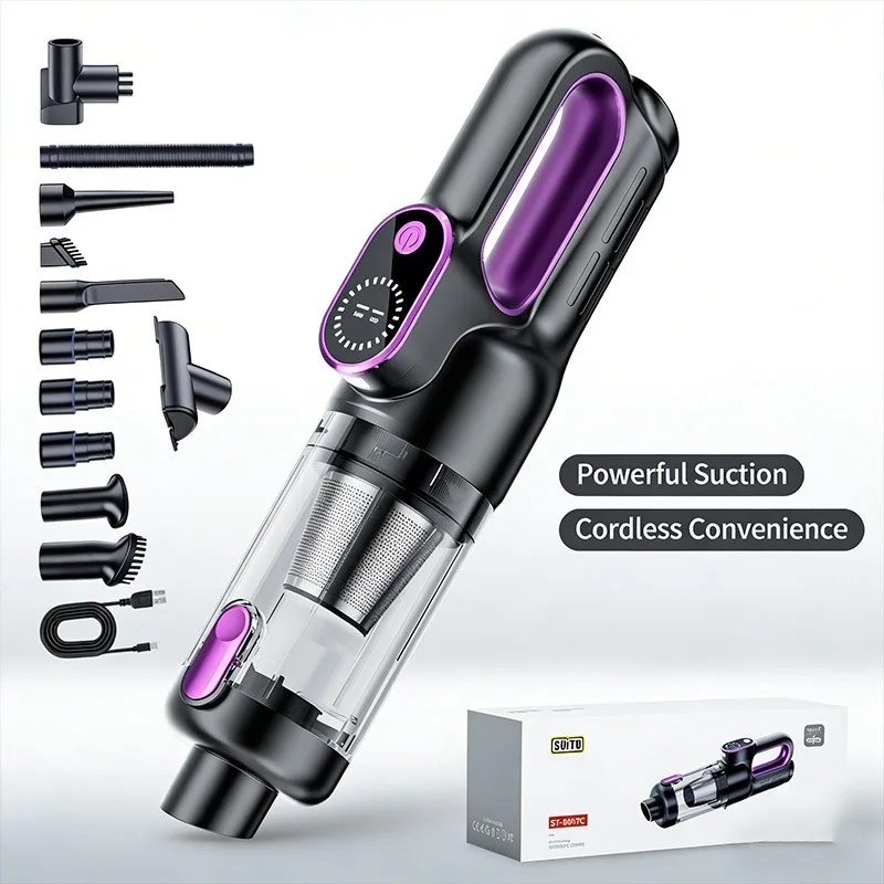 Автомобильный пылесос для автомобиля, трансграничный ручной беспроводной портативный мини-автомобильный пылесос с сверхсильной мощностью
Автомобильный пылесос для автомобиля, трансграничный ручной беспроводной портативный мини-автомобильный пылесос с сверхсильной мощностью