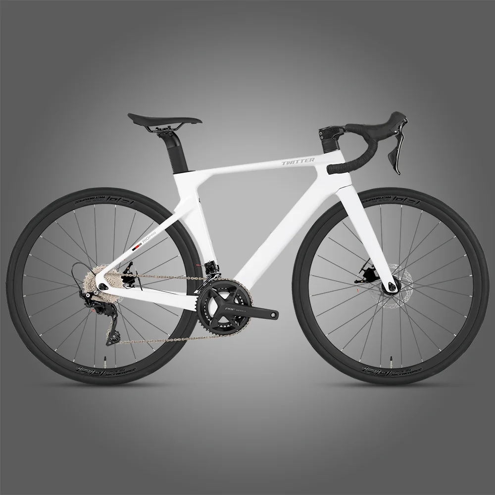 Carbon Fiber Road Bike 22-Speed Double Disc Brakes Aluminum Alloy Wheels Hard Frame Unisex Adults 700C
Carbon Fiber Road Bike 22-Speed Double Disc Brakes Aluminum Alloy Wheels Hard Frame Unisex Adults 700C