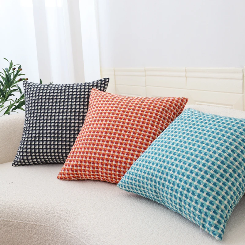 Simple Yarn-Dyed Jacquard Pillow Case Light Luxury Cushion Cover 45x45cm For Nordic Style Hotel Decorative Sofa Cushions
Simple Yarn-Dyed Jacquard Pillow Case Light Luxury Cushion Cover 45x45cm For Nordic Style Hotel Decorative Sofa Cushions