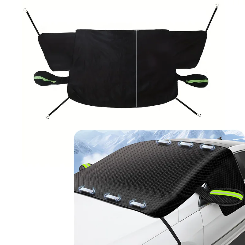 Лобовое стекло автомобиля, защита от снега, передняя крышка для лобового стекла, солнцезащитный козырек, водонепроницаемый летний и зимний солнцезащитный козырек двойного назначения, снежный козырек
Лобовое стекло автомобиля, защита от снега, передняя крышка для лобового стекла, солнцезащитный козырек, водонепроницаемый летний и зимний солнцезащитный козырек двойного назначения, снежный козырек