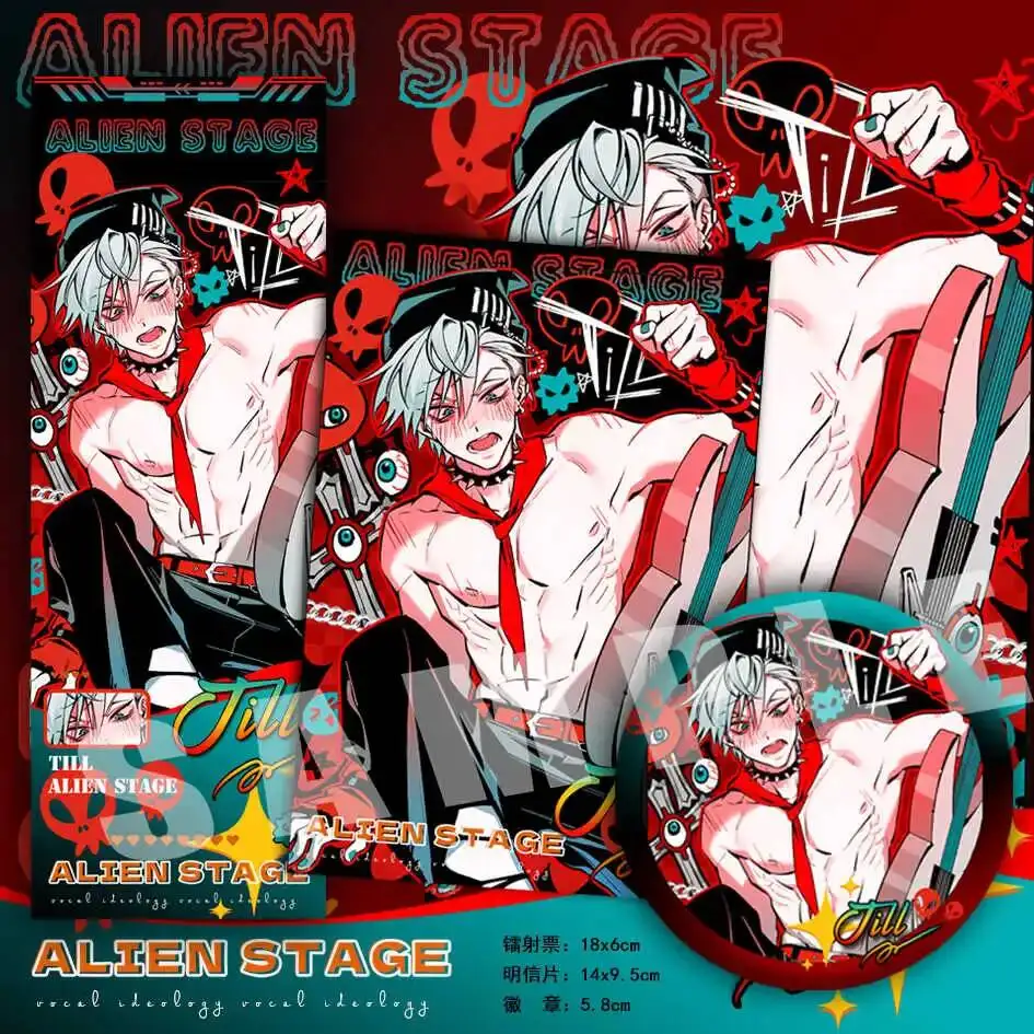 Набор коллекционных сувениров по мотивам ACG, аниме, игр, Alien Stage: открытки, лазерные билеты, модели, значки, броши, пины. Подарок.
Набор коллекционных сувениров по мотивам ACG, аниме, игр, Alien Stage: открытки, лазерные билеты, модели, значки, броши, пины. Подарок.