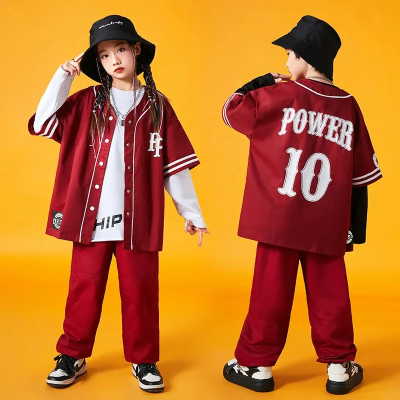 Детский бейсбольный кардиган Kpop в стиле хип-хоп, винно-красный, уличная одежда, брюки-карго для бега для девочек и мальчиков, костюм для джазовых танцев, одежда
Детский бейсбольный кардиган Kpop в стиле хип-хоп, винно-красный, уличная одежда, брюки-карго для бега для девочек и мальчиков, костюм для джазовых танцев, одежда